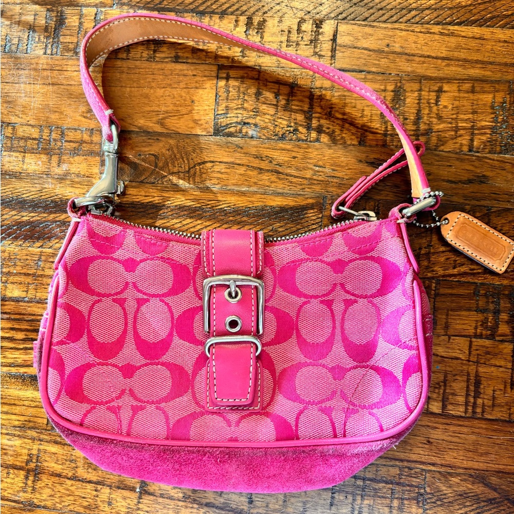 Vintage Hot Pink Coach Purse